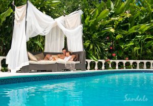 Private Cabana at Sandals Resorts